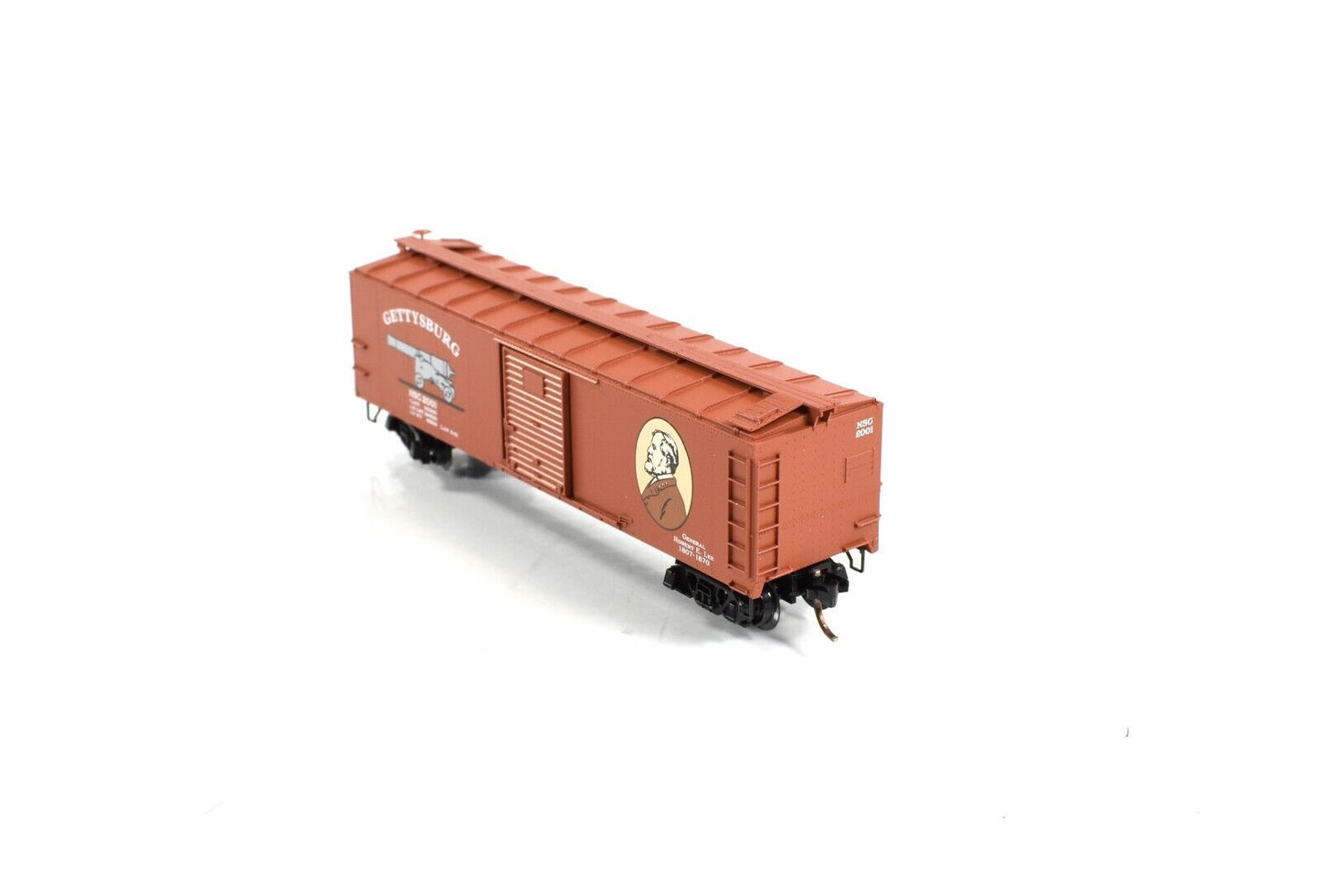 N Scale **GETTYSBURG CIVIL WAR** Box Car - GRANT vs LEE -- Micro Trains Special