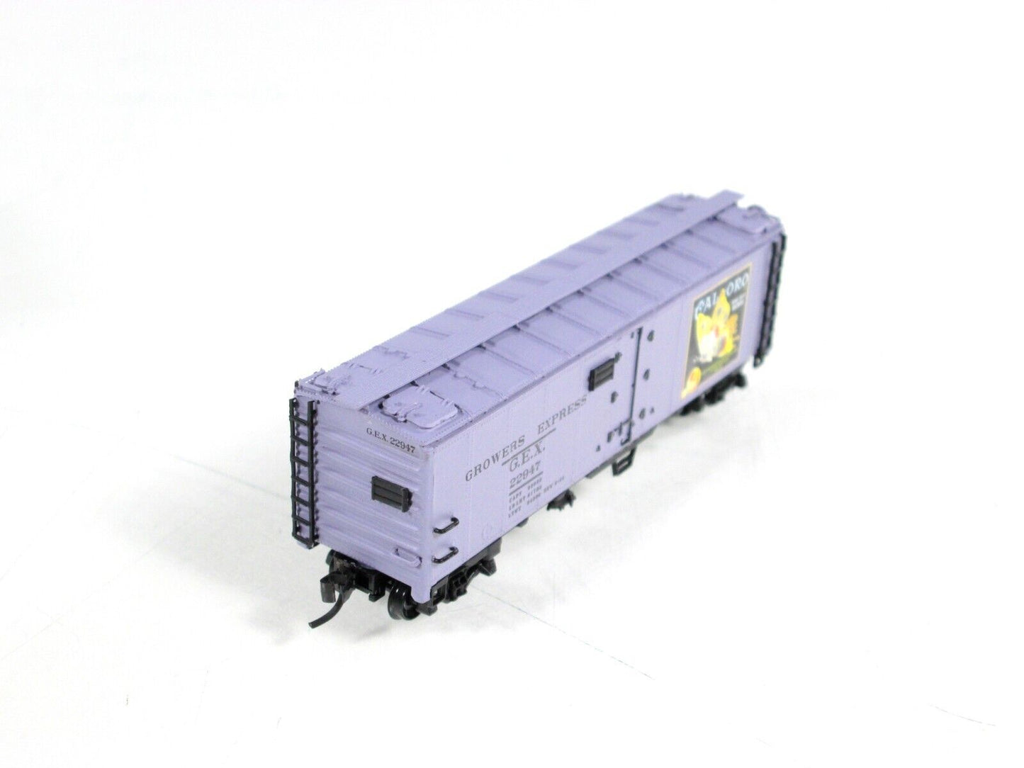 N Scale ***GROWERS EXPRESS, CAL-ORO*** Reefer #22981 -- YesterYear, MTL Couplers