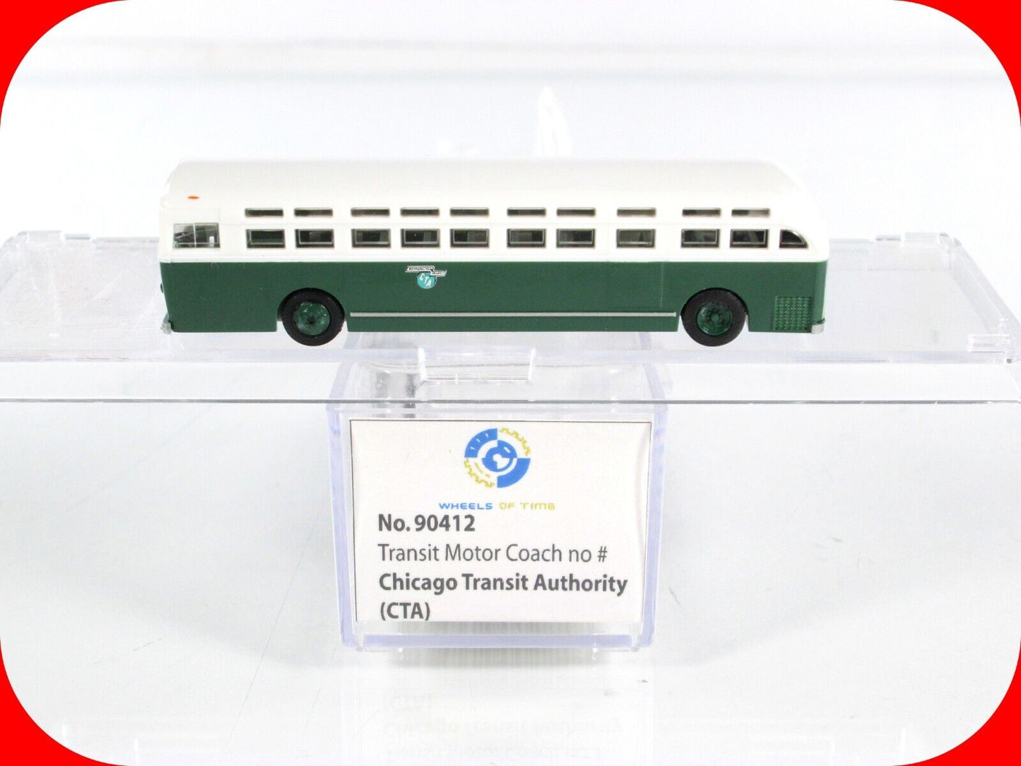 N Scale ***CHICAGO TRANSIT AUTHORITY*** Motor Coach - WHEELS of TIME 90412