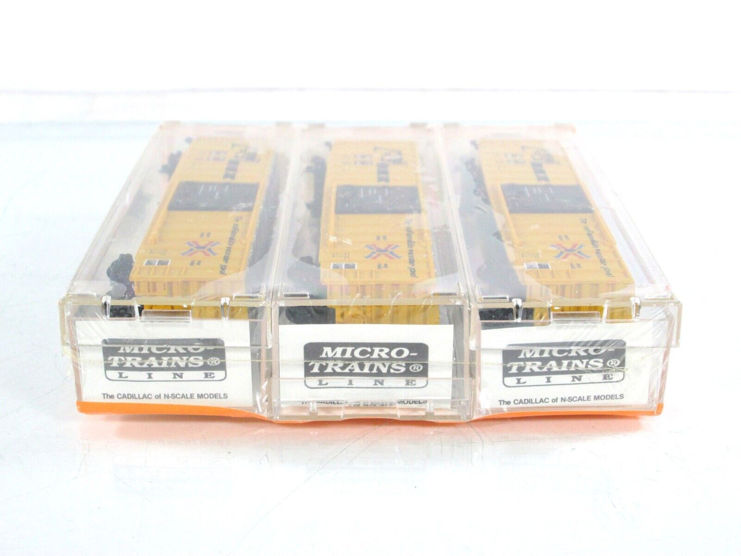 N Scale ****RAILBOX**** Box Car 3-Pack #31558, 31562, 31574 - Micro Trains 25562