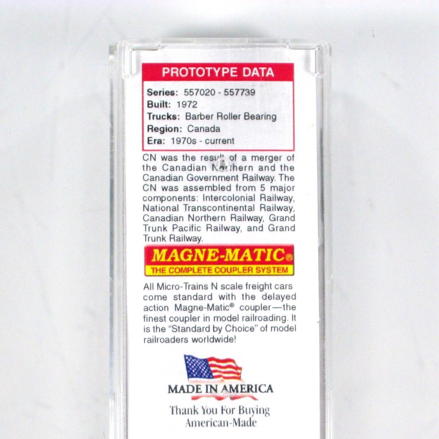 N Scale **CANADIAN NATIONAL* Graffiti 50' Box Car #557693 -Micro Trains 07644010