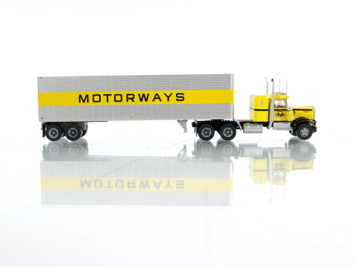N Scale ***MOTORWAYS*** W900 Kenworth Tractor, 40' Trailer ----- Trainworx 59075
