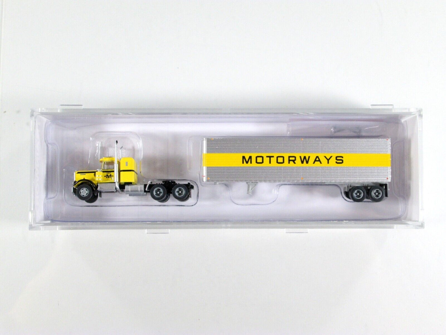 N Scale ***MOTORWAYS*** W900 Kenworth Tractor, 40' Trailer ----- Trainworx 59075