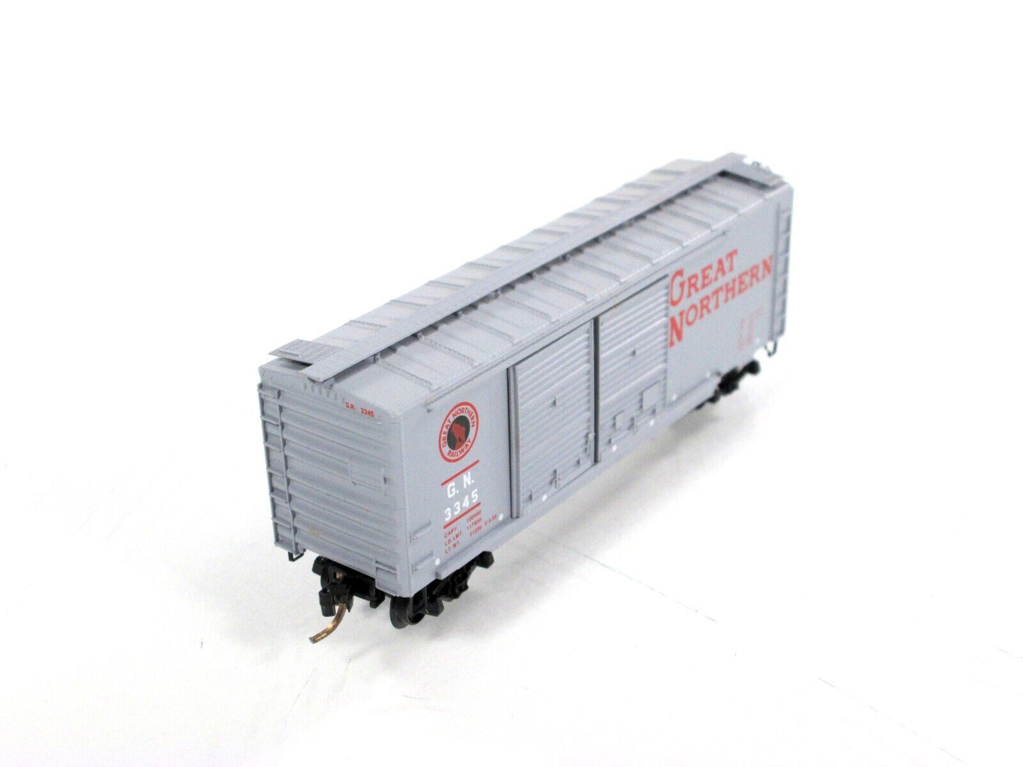 N Scale ***GREAT NORTHERN*** CIRCUS 40' Box Car, GN 3345 ---- Micro Trains 23180