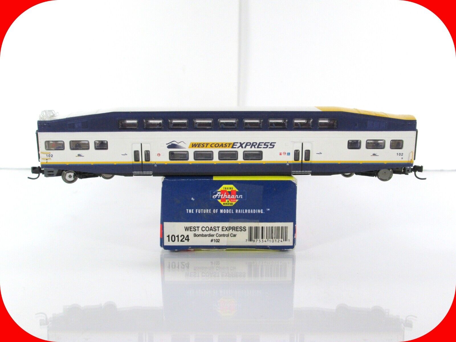 N Scale ***WEST COAST EXPRESS*** Bombardier Control Car, WCE #102 ...