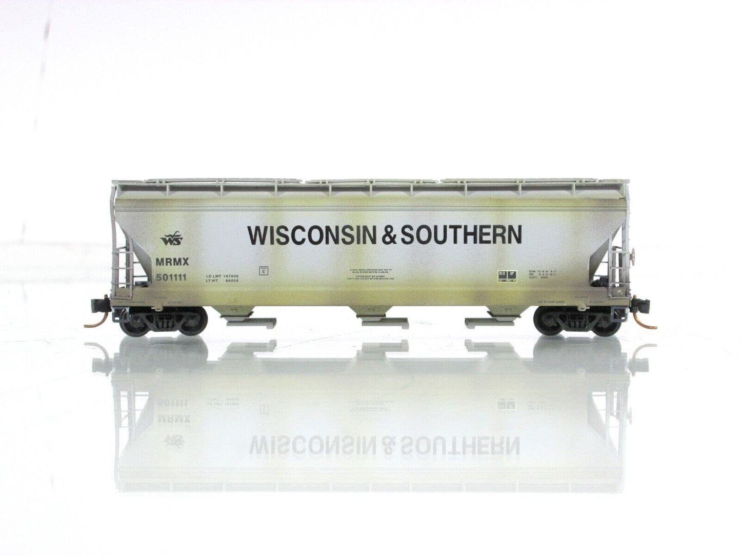 N Scale **WISCONSIN SOUTHERN** Weathered Hopper #501111 -- Micro Trains 09444340