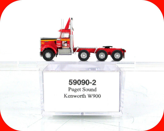 N Scale KENWORTH ***PUGET SOUND*** W900 Tractor - Trainworx 59090-2 , #62 of 100