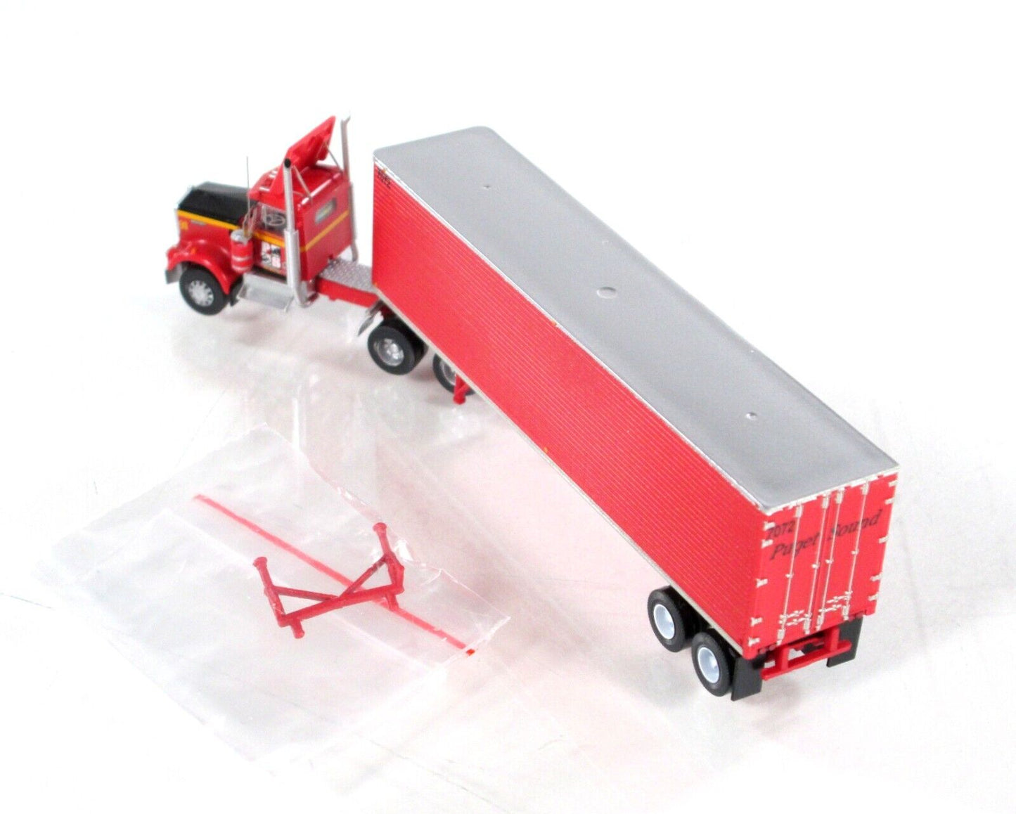 N Scale KENWORTH ***PUGET SOUND*** W900 Tractor, 40' Trailer - Trainworx 59090-1