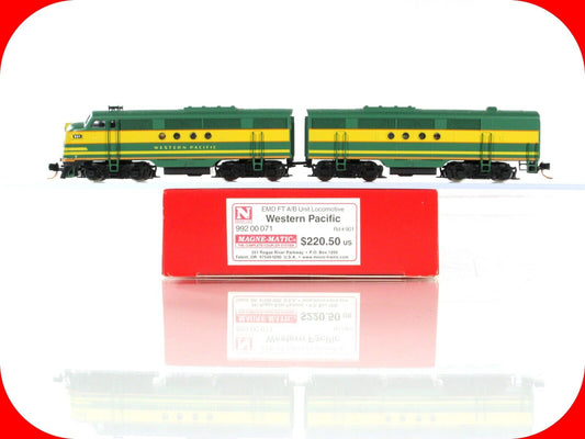 N Scale **WESTERN PACIFIC** EMD FT A/B Set #901 - Micro Trains 99200071, DCC Rdy