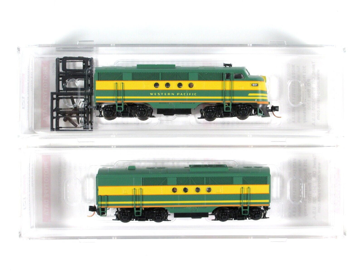 N Scale **WESTERN PACIFIC** EMD FT A/B Set #901 - Micro Trains 99200071, DCC Rdy