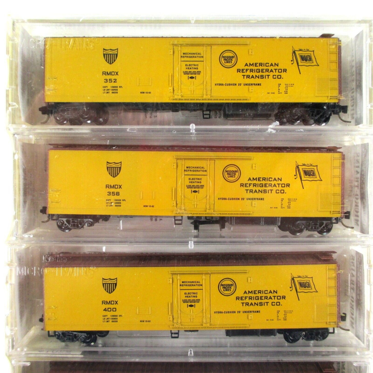 N Scale ***AMERICAN REFRIGERATOR TRANSPORT*** Reefer 6-Pack - Micro Trains 69052