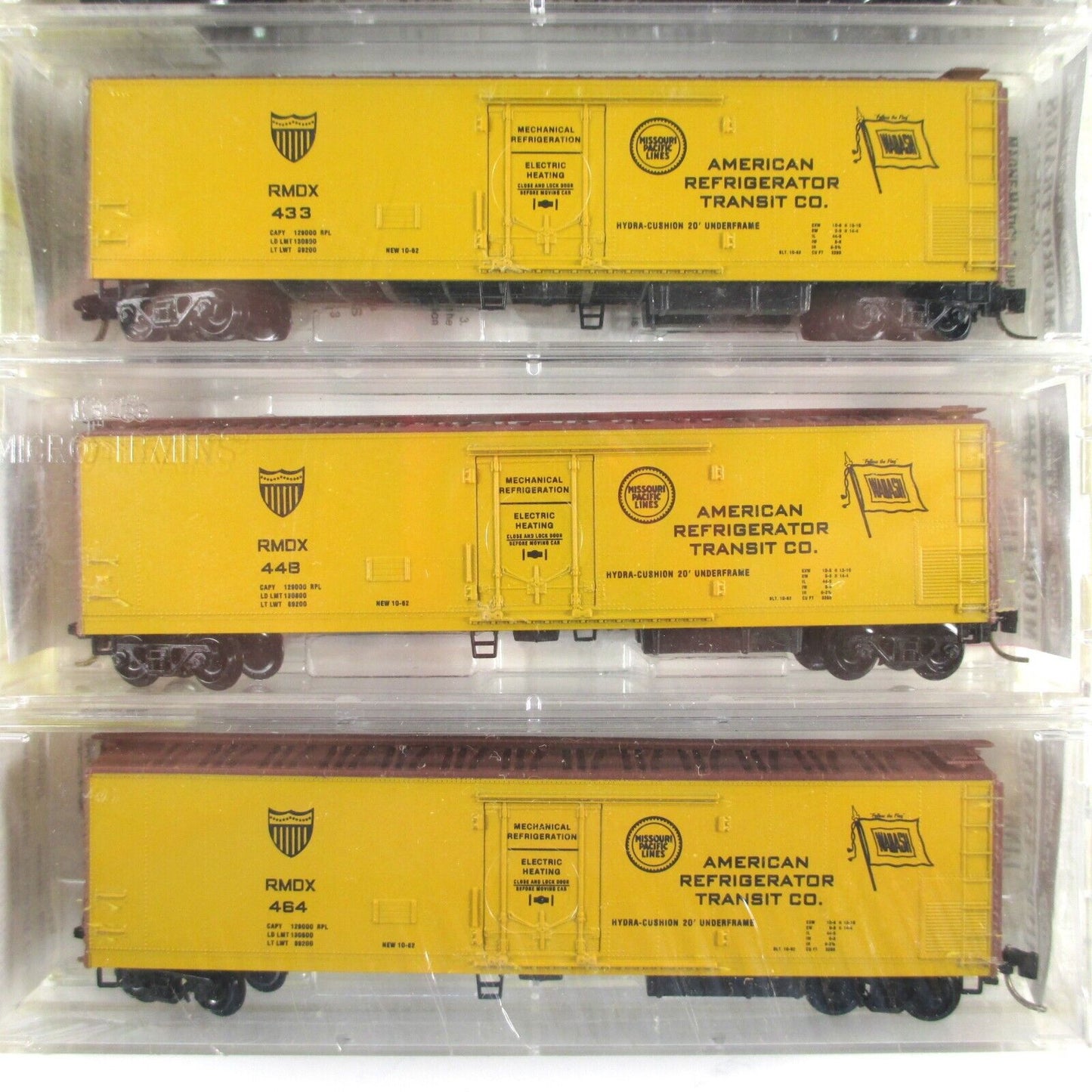 N Scale ***AMERICAN REFRIGERATOR TRANSPORT*** Reefer 6-Pack - Micro Trains 69052