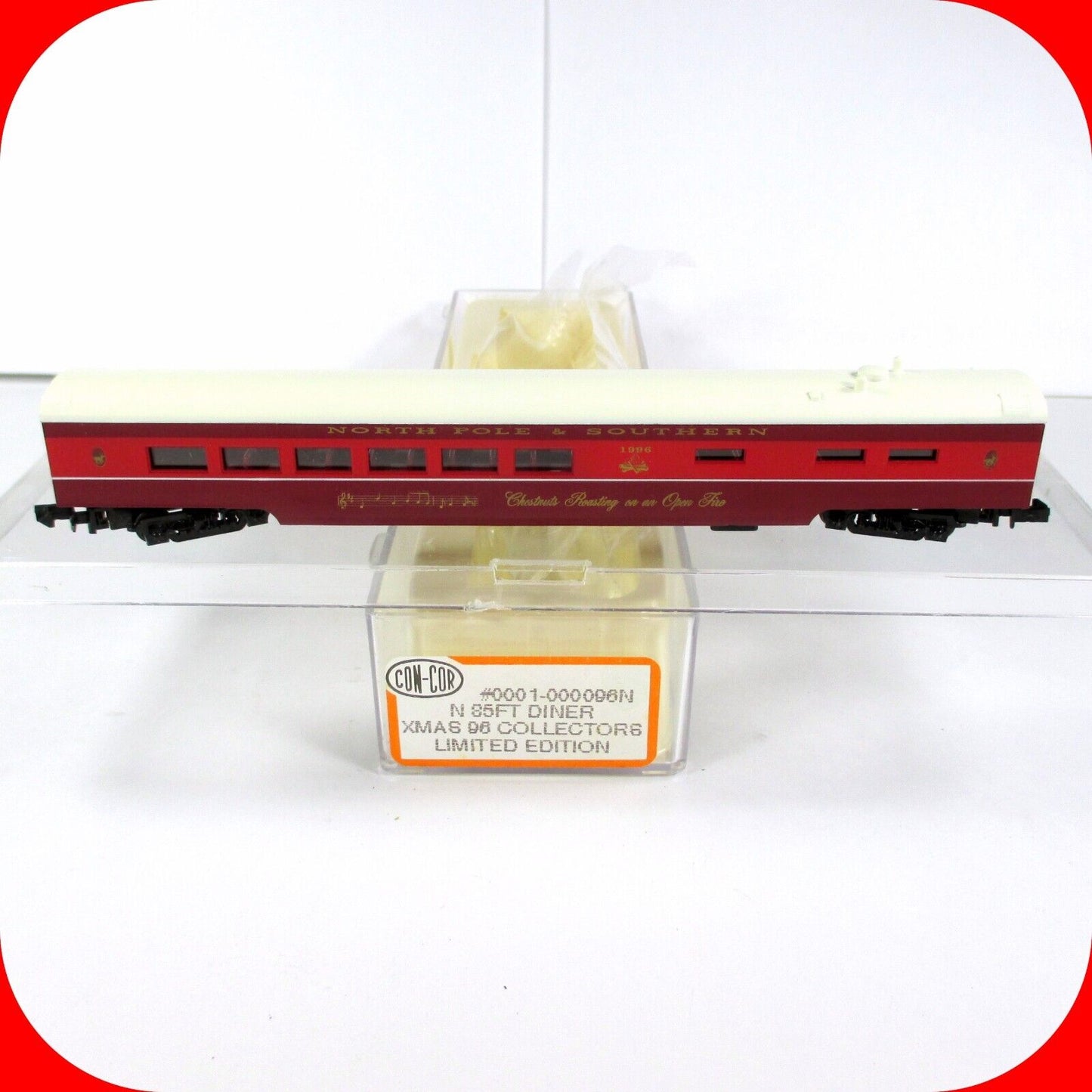 N Scale **NORTH POLE & SOUTHERN** Christmas *CHESTNUTS* 1996 Diner --Con-Cor 96N