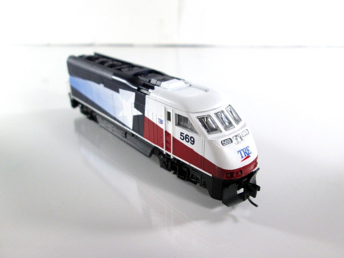 N Scale *DALLAS TRINITY RAILWAY* F59PHI Locomotive #569 --Athearn 10020 *DCC Rdy