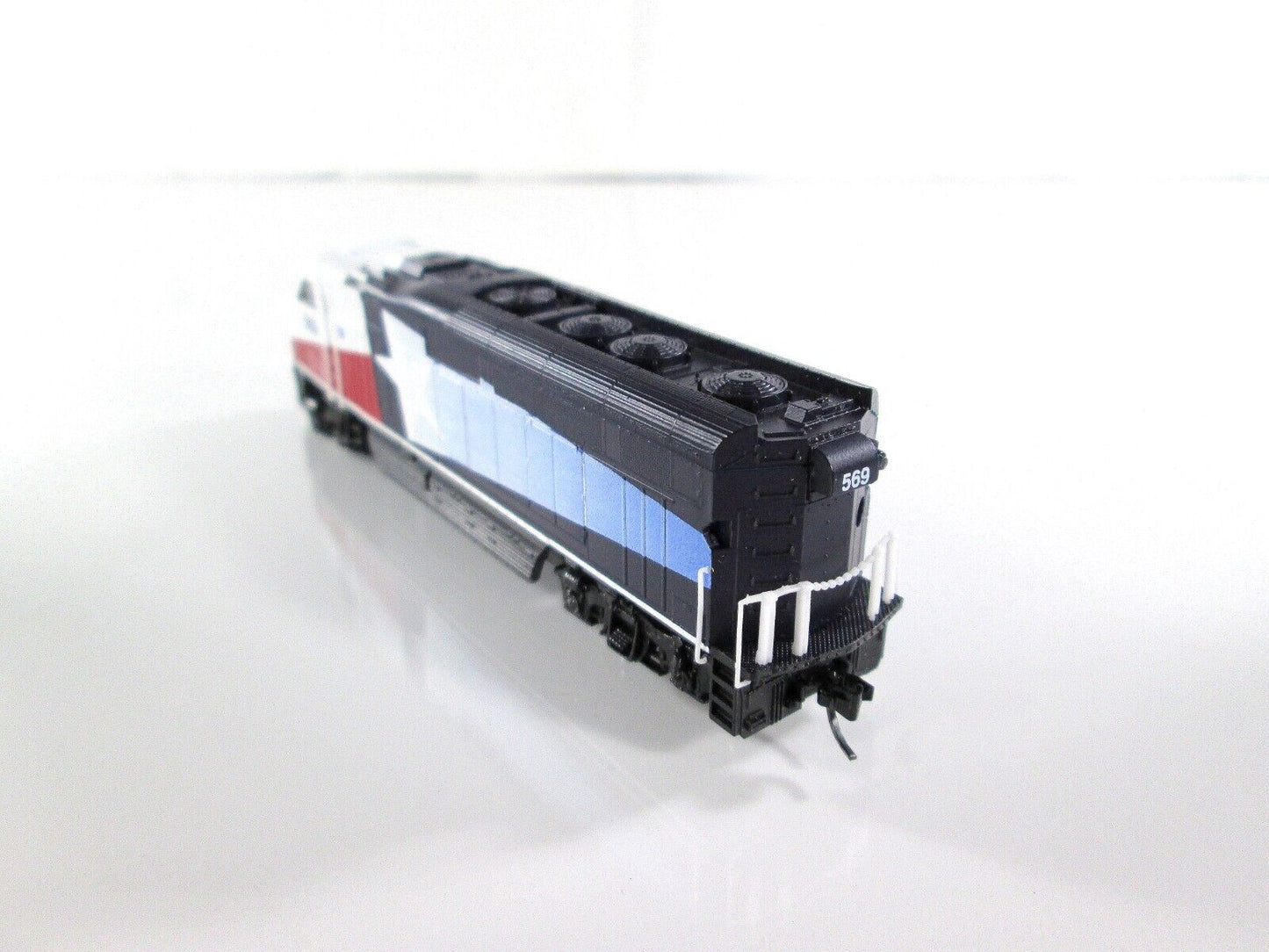 N Scale *DALLAS TRINITY RAILWAY* F59PHI Locomotive #569 --Athearn 10020 *DCC Rdy