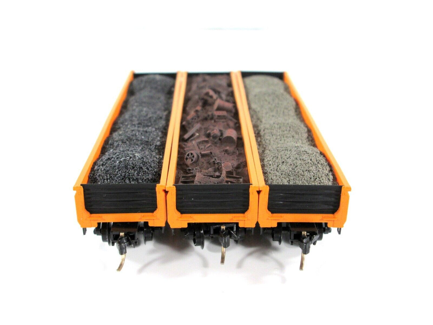 N Scale ***RIO GRANDE*** Gondola 3-Pack w/ Loads - Micro Trains Special **RARE**