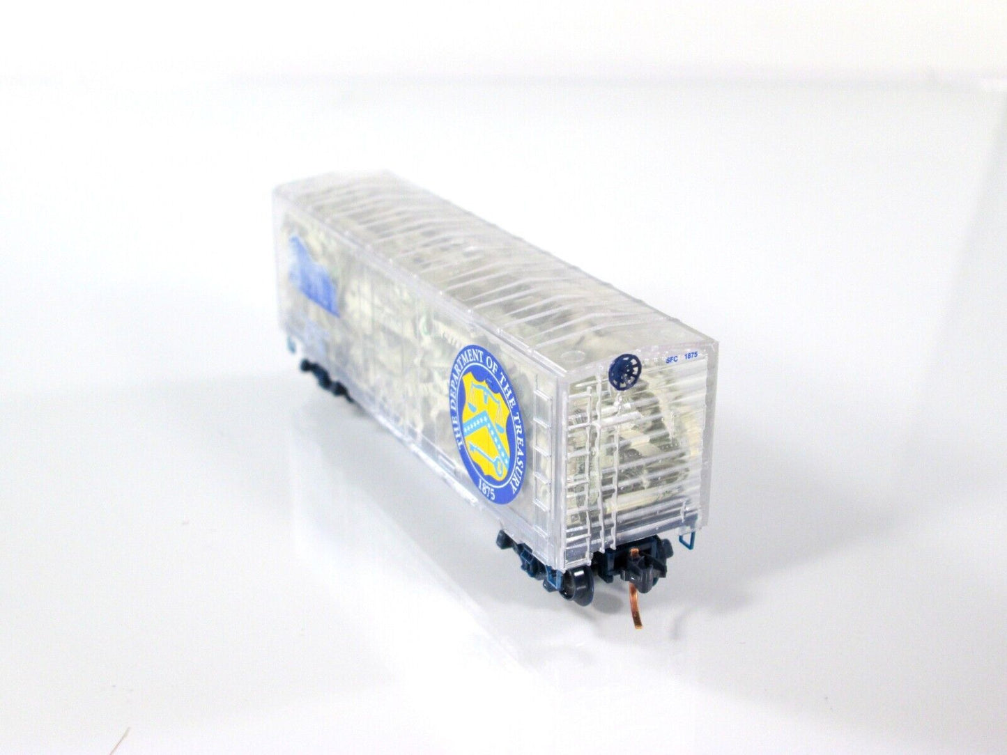 N Scale San Francisco Mint Transparent Box Car -- Micro Trains / NSC Special Run