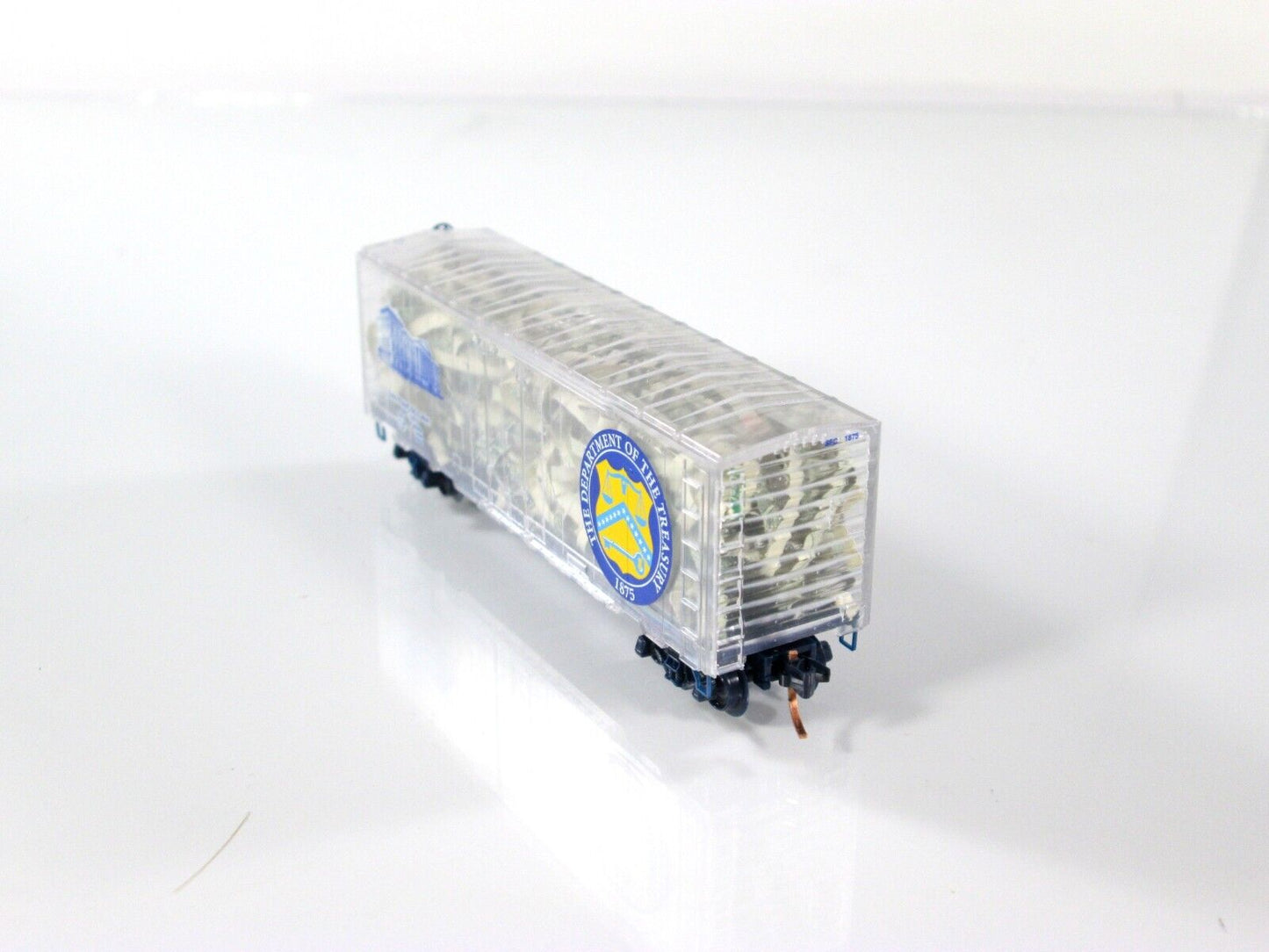 N Scale San Francisco Mint Transparent Box Car -- Micro Trains / NSC Special Run