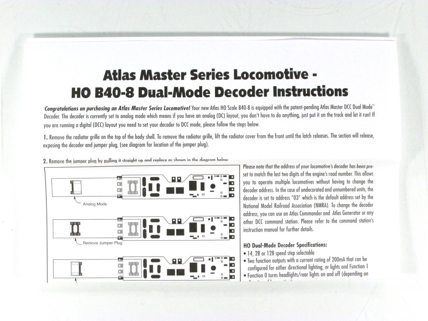 HO Scale ***SUSQUEHANNA*** Dash 8-40B, NYSE 4002 ----- Atlas Master 9013, w/ DCC