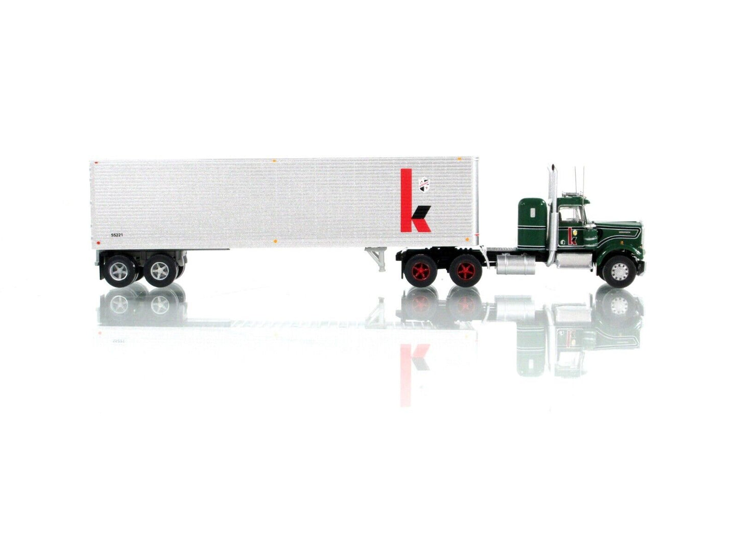 N Scale KENWORTH ***KINGSWAY*** W900 Tractor, 40' Trailer - Trainworx 59074