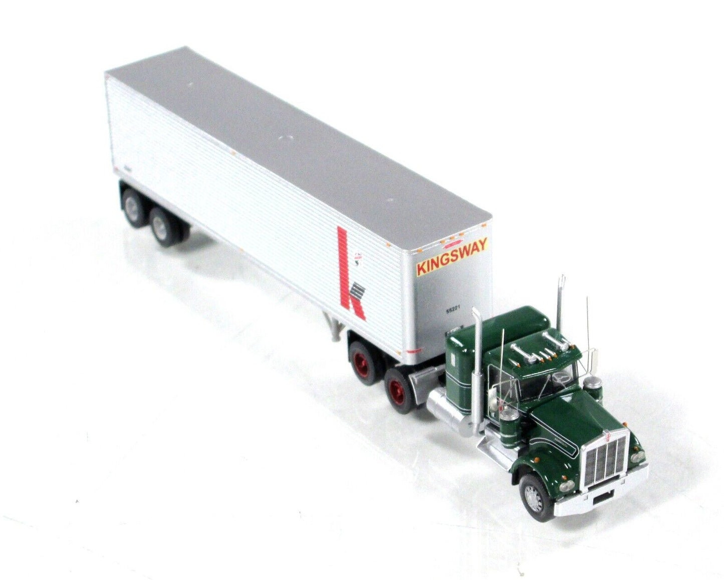 N Scale KENWORTH ***KINGSWAY*** W900 Tractor, 40' Trailer - Trainworx 59074