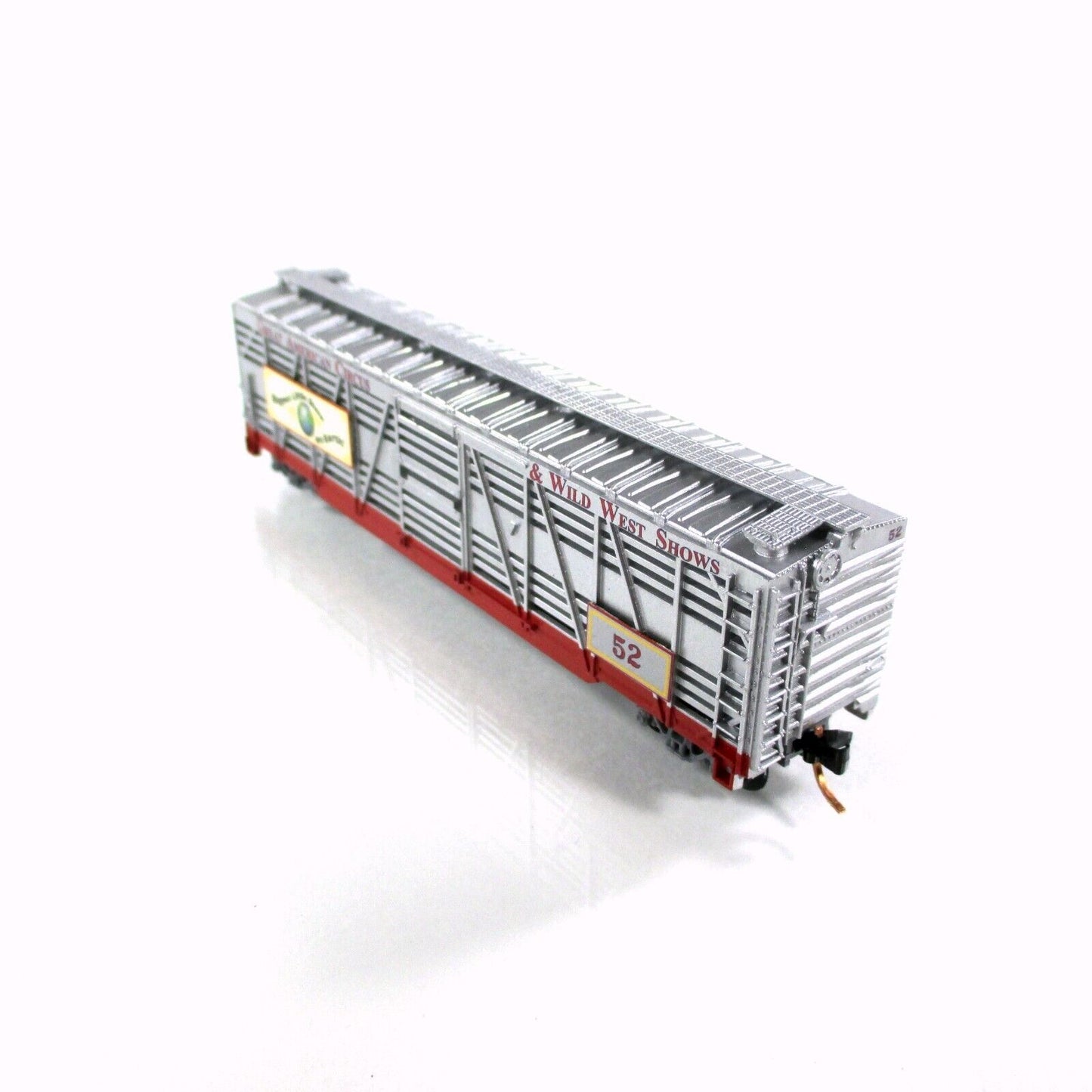 N Scale *AMERICAN CIRCUS & WILD WEST* Stock Car #52 - Atlas, Lowell Smith **RARE