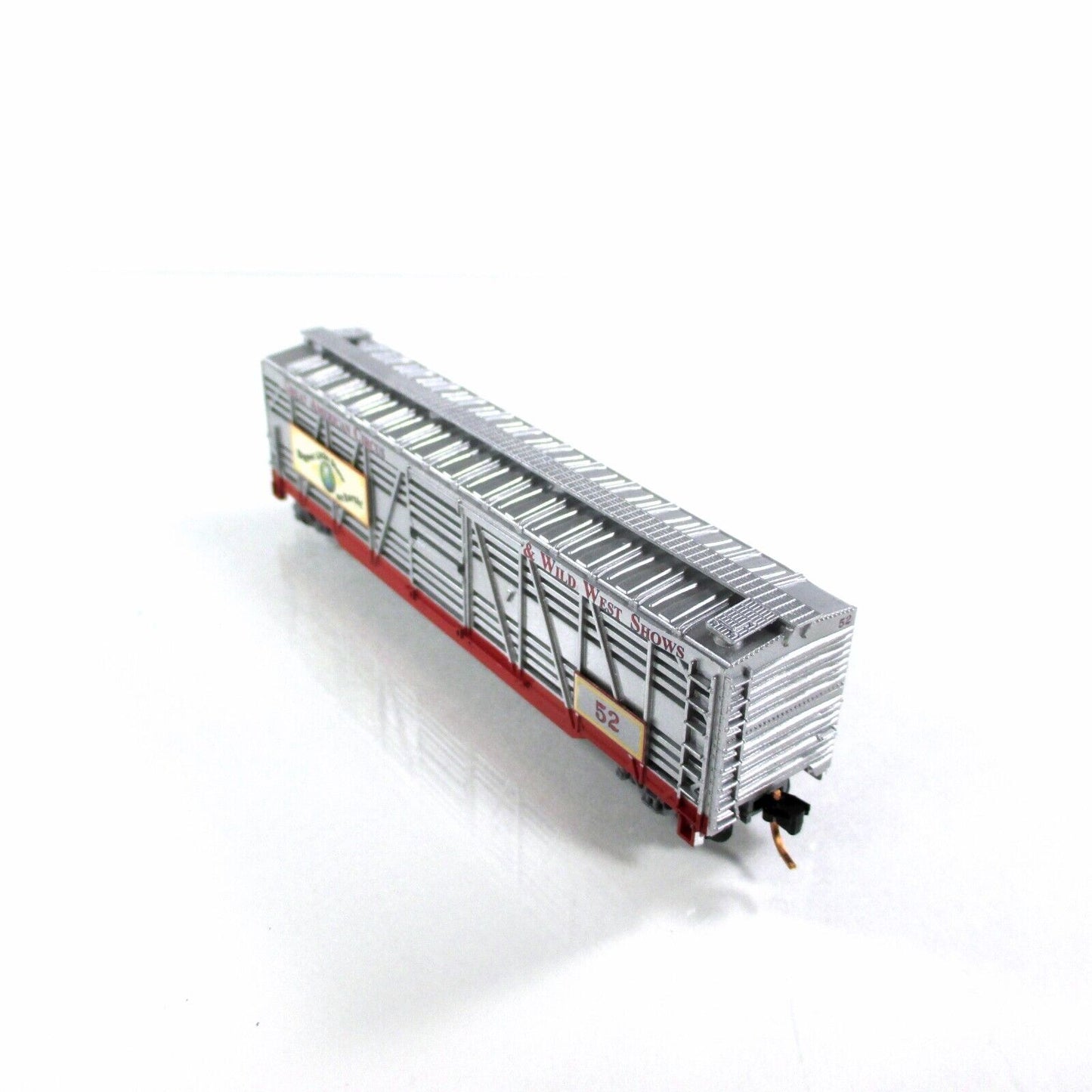 N Scale *AMERICAN CIRCUS & WILD WEST* Stock Car #52 - Atlas, Lowell Smith **RARE