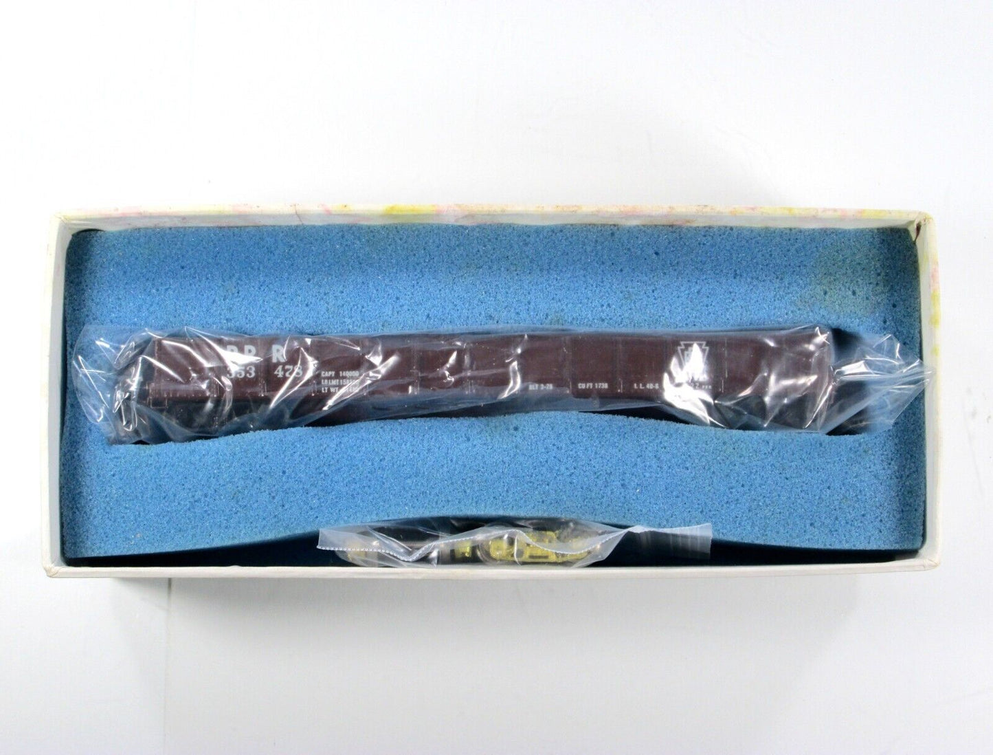 HO Scale BRASS ***PENNSYLVANIA*** G-22 Gondola -- Railworks R-136, Knuckle Cplrs