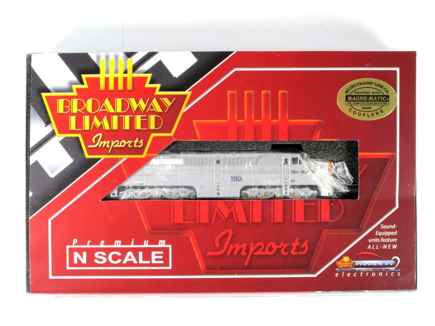 N Scale **DENVER RIO GRANDE** ALCO PA-PB Set #600 - Broadway 453, 454, DCC Sound