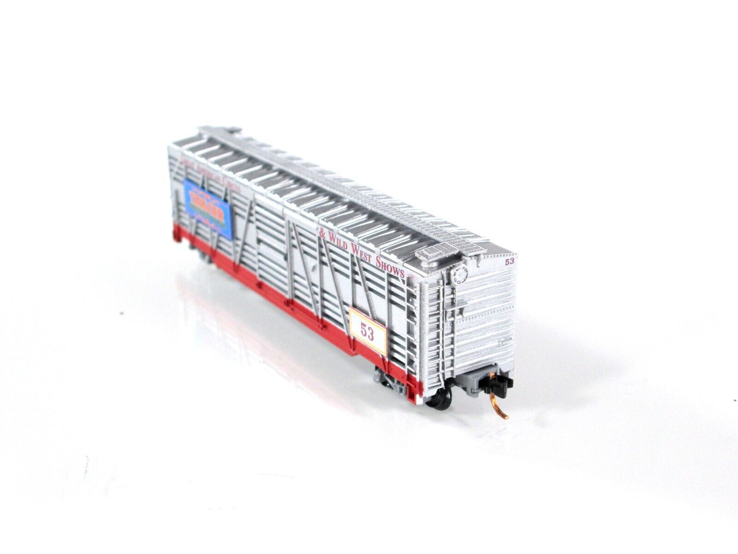 N Scale *AMERICAN CIRCUS & WILD WEST* Stock Car #53 - Atlas, Lowell Smith **RARE