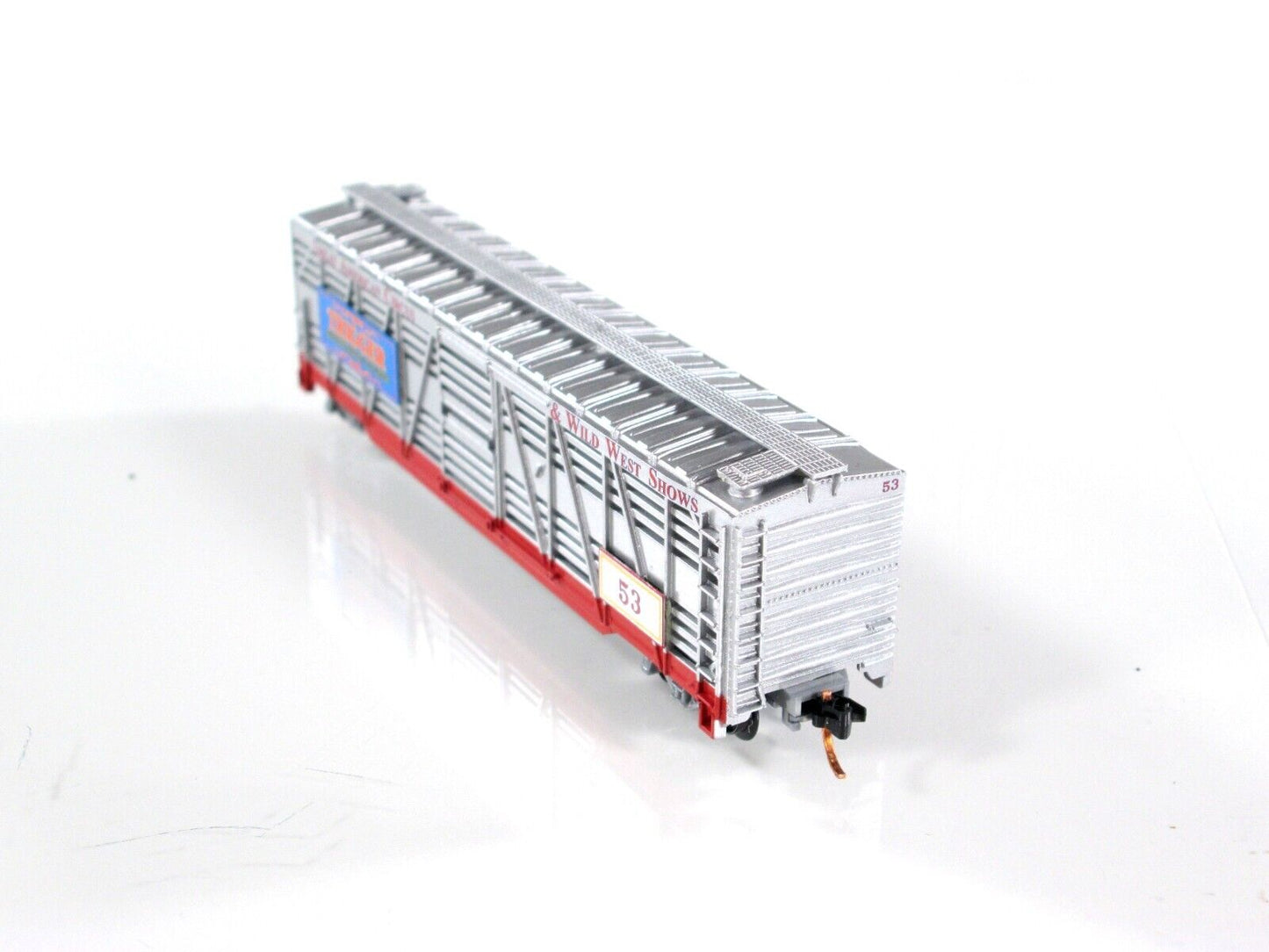 N Scale *AMERICAN CIRCUS & WILD WEST* Stock Car #53 - Atlas, Lowell Smith **RARE