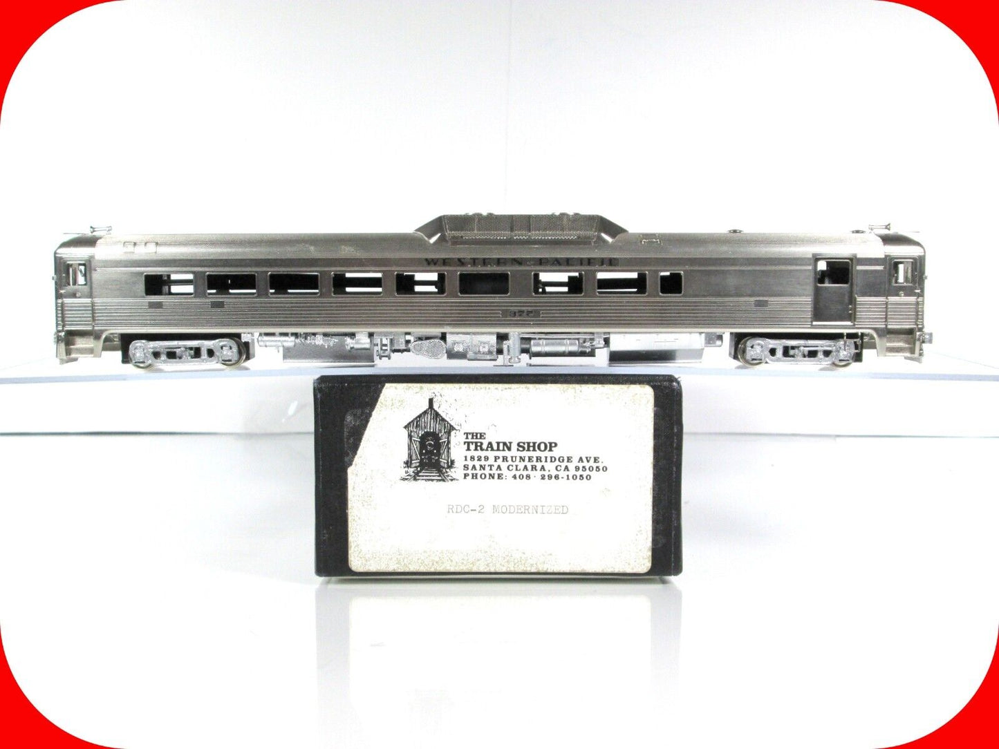 HO Scale BRASS Western Pacific RDC-2 Modernized Coach Car -The Train Shop / Sam