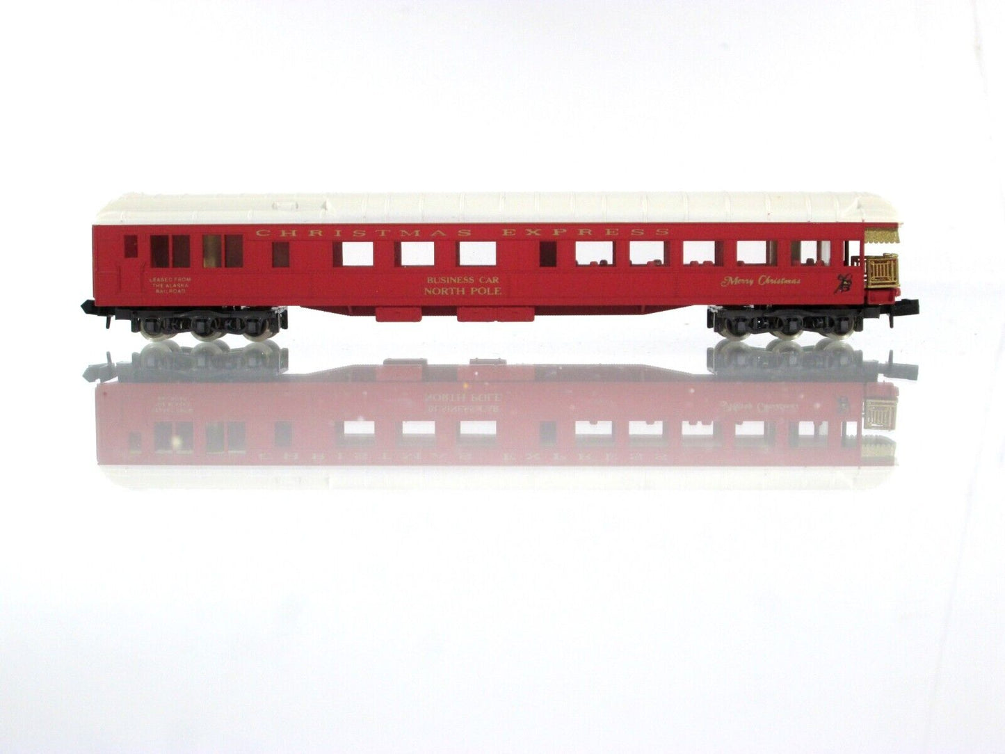 N Scale **CHRISTMAS EXPRESS** Business Car - Con-Cor 8704 **RARE No-Date Edition