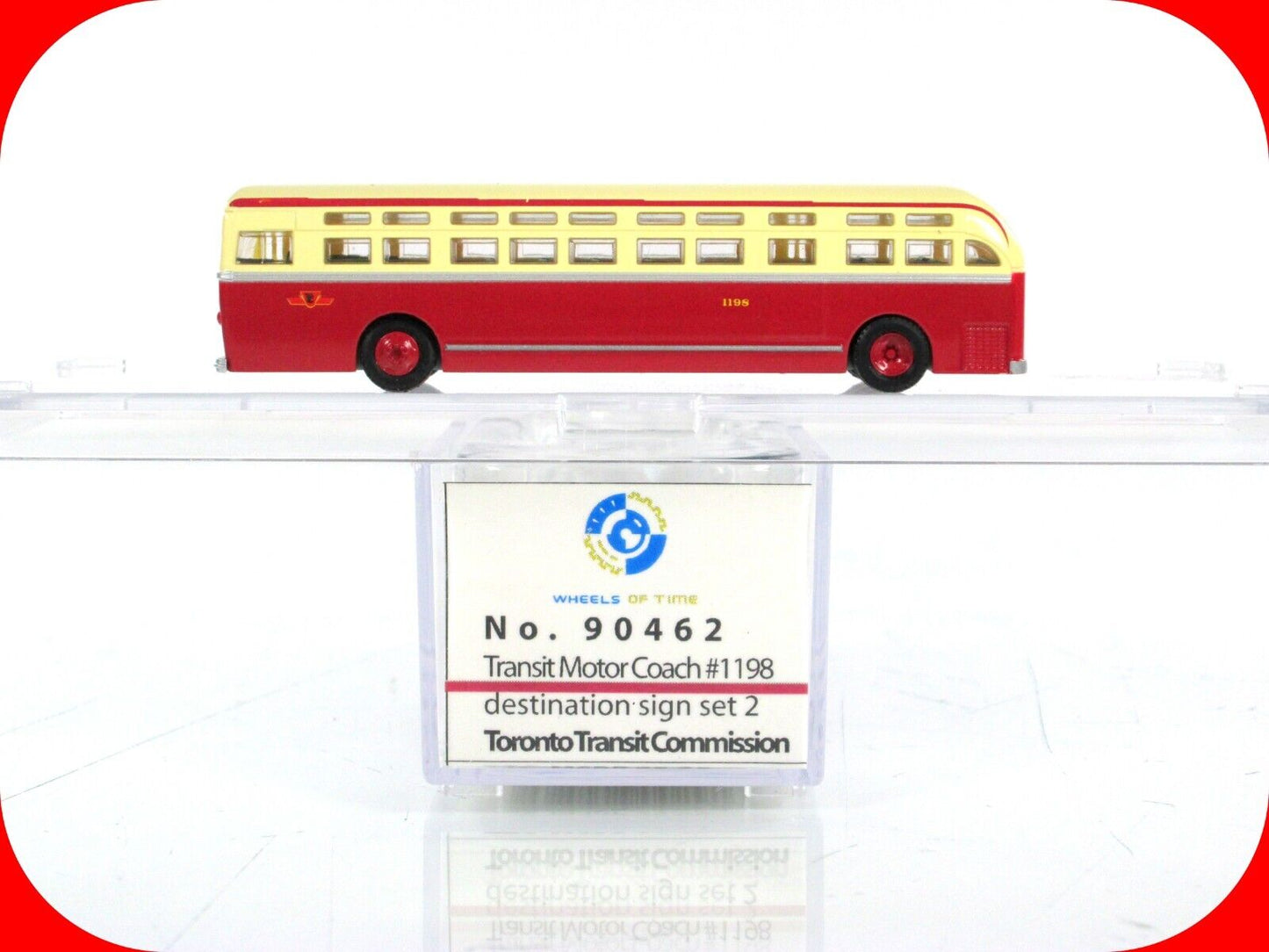 N Scale ***TORONTO*** Transit Motor Coach #1198 - WHEELS of TIME 90462