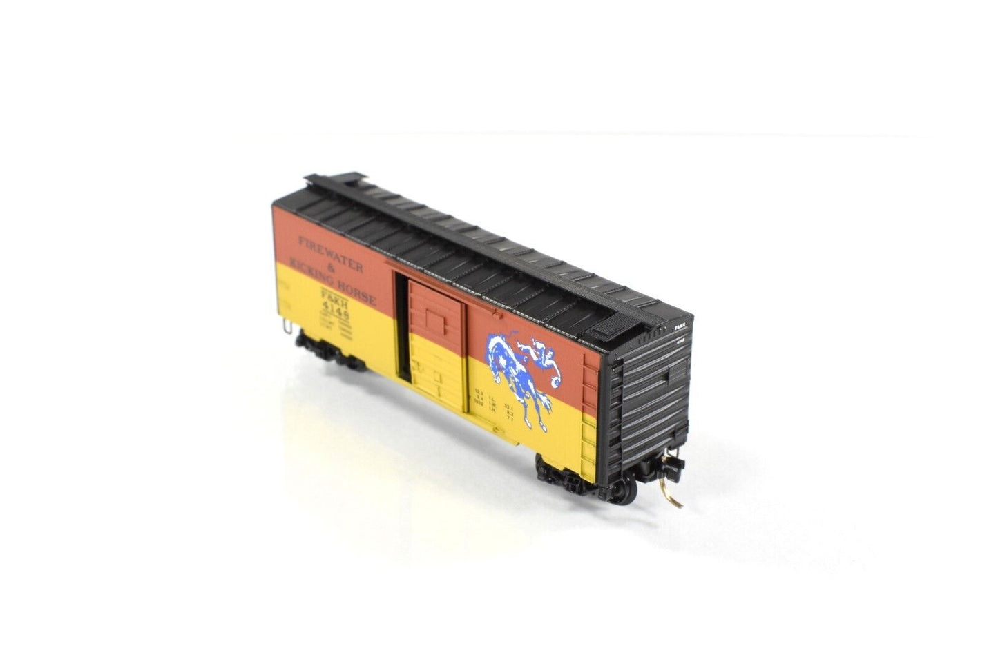 N Scale ***FIREWATER & KICKING HORSE** Box Car, Micro Trains Special Heritage #8