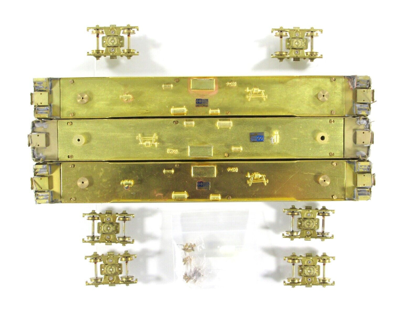 HO Scale **NEW YORK, NEW HAVEN, HARTFORD*** Passenger 3-Car Set, NJ Custom Brass
