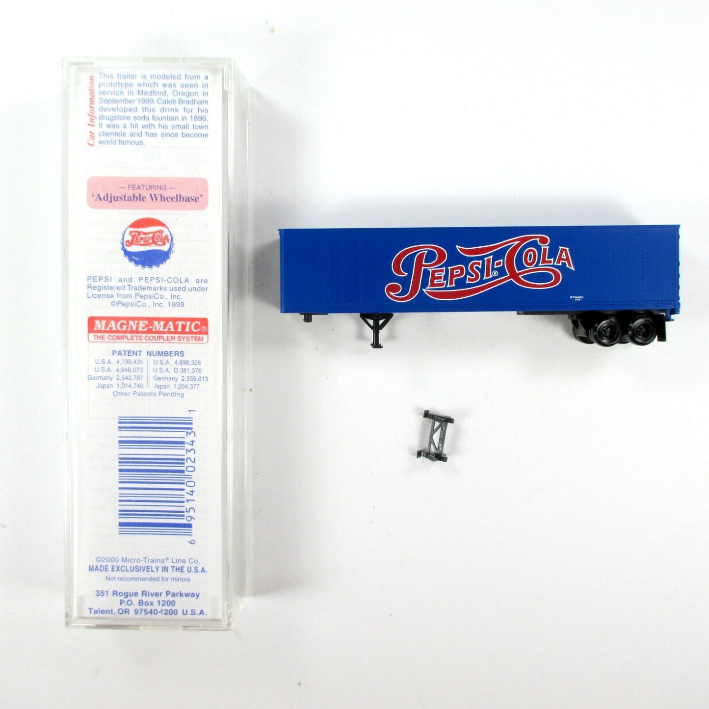 N Scale ***PEPSI-COLA*** 45' Billboard Trailer Van ---- Micro Trains 67170