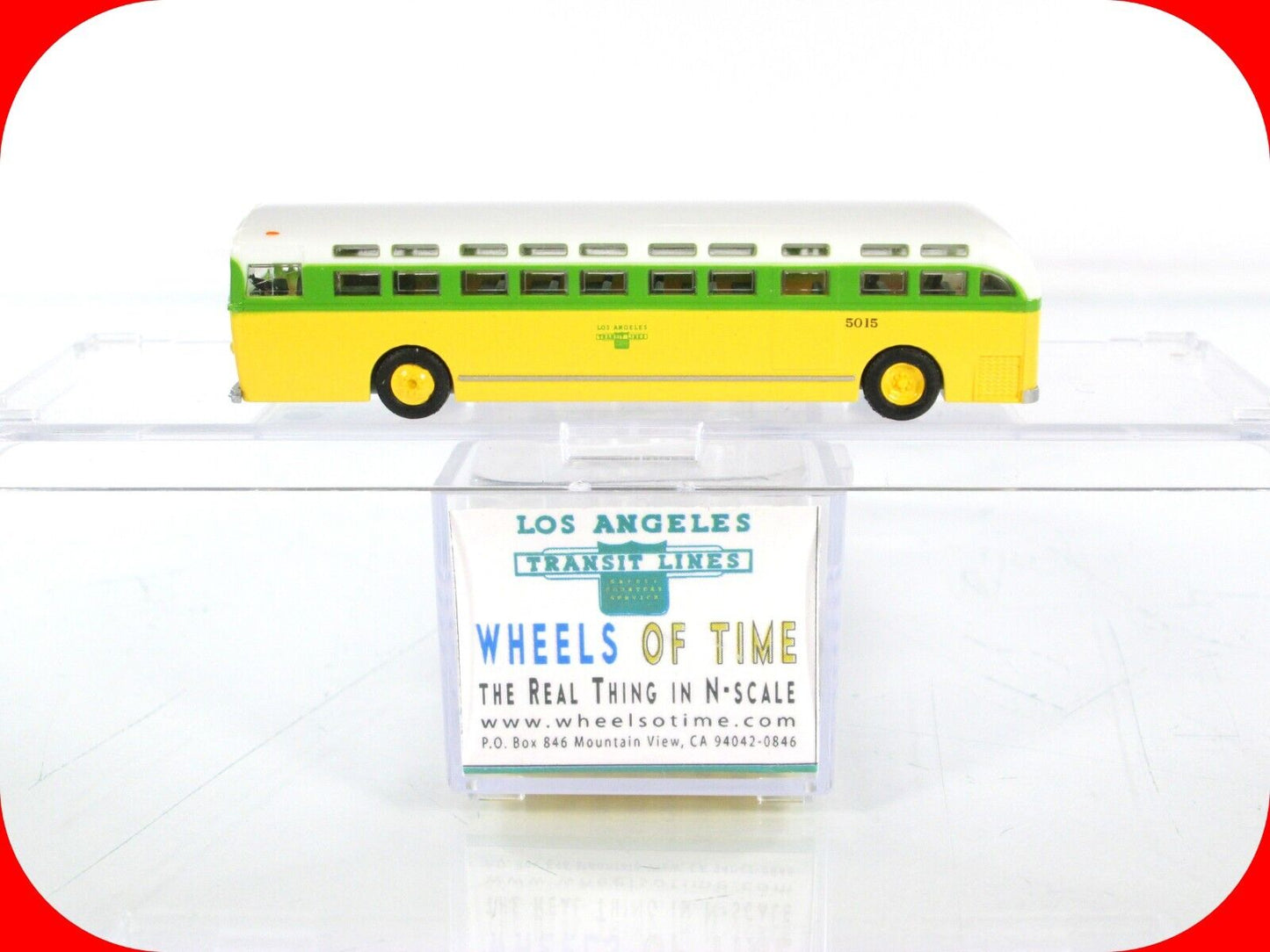 N Scale **LOS ANGELES** Coach *Fruit Salad Scheme* #5105 - WHEELS of TIME 90331