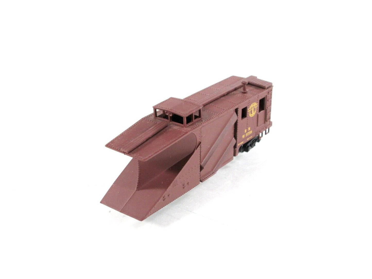 N Scale ***BOSTON & MAINE*** Russell Snow Plow #3738 - Walthers 932-8507 ***RARE