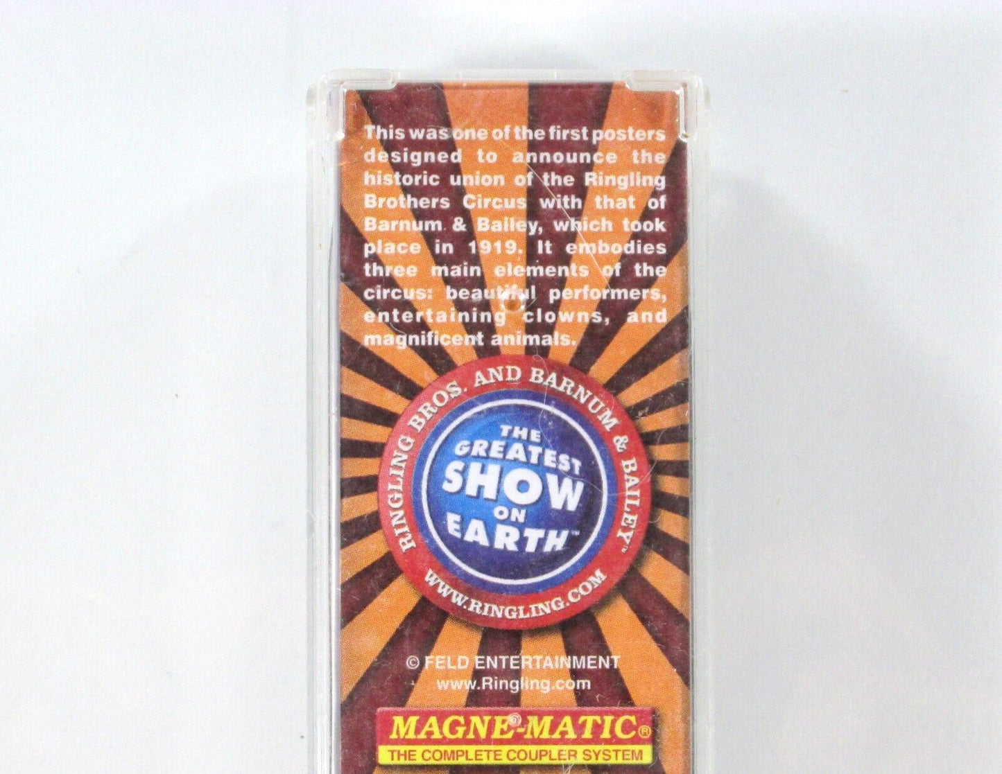 N Scale ***RINGLING CIRCUS*** Polar Bear 40' Box Car #8 -- Micro Trains 04700408