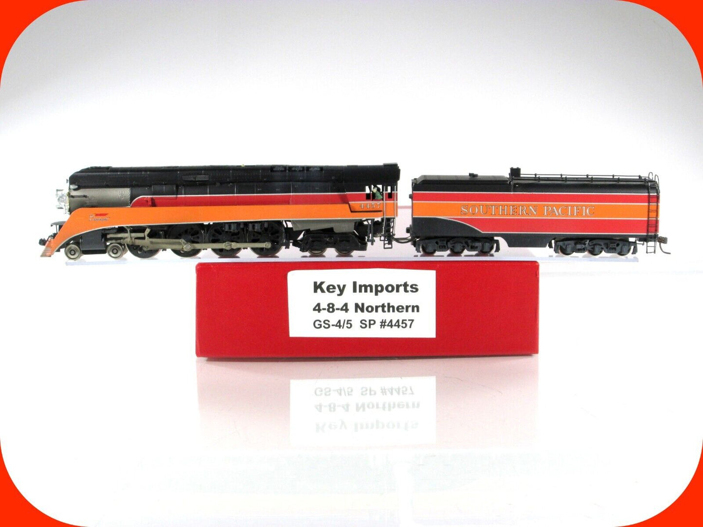 HO Scale BRASS ***SOUTHERN PACIFIC*** 4-8-4 GS-4, #4457 - KEY IMPORTS w/ Speaker