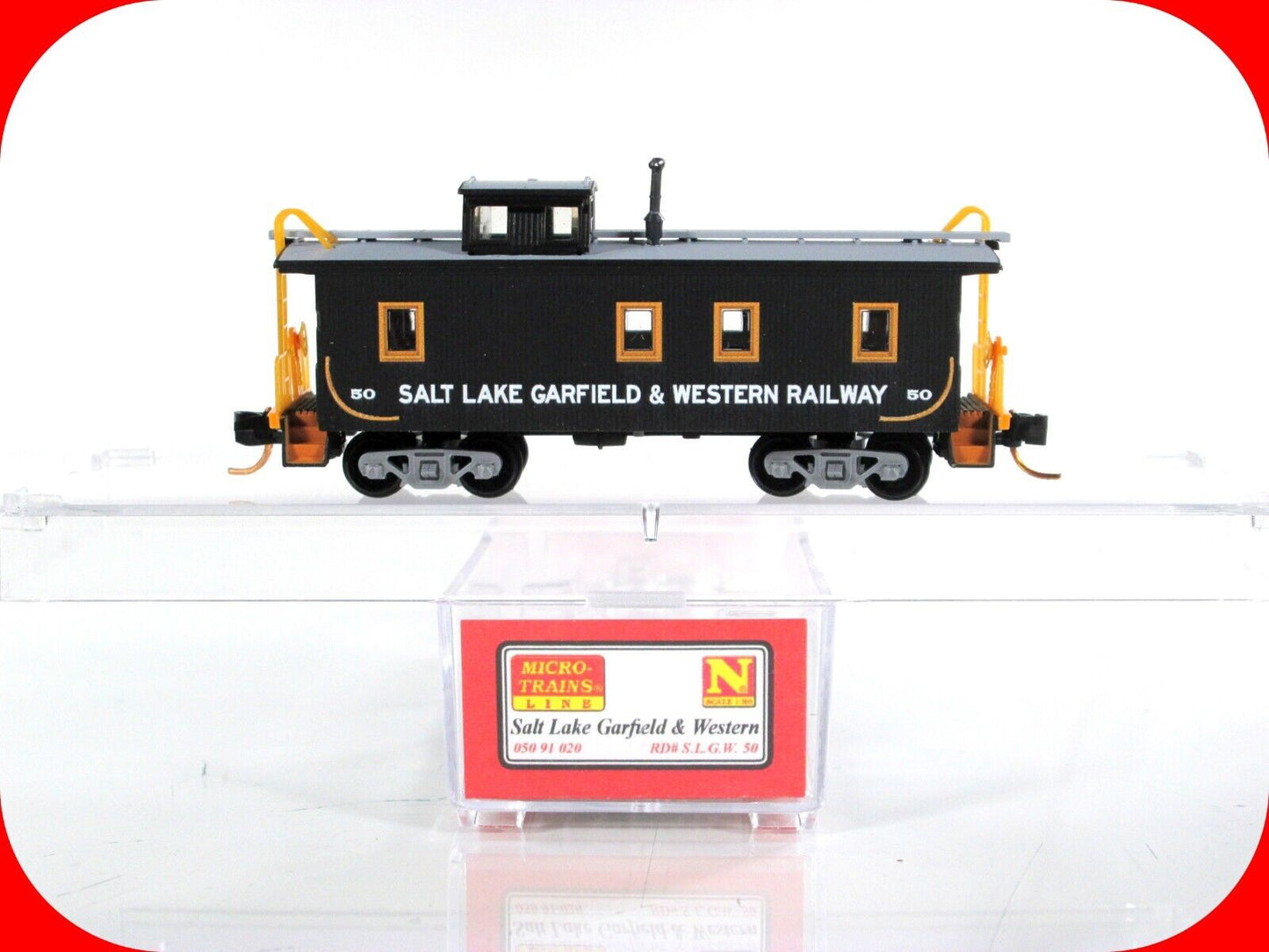 N Scale **SALT LAKE GARFIELD & WESTERN** Caboose, MTL/Raleigh Special **100 Made