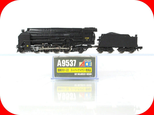 N Scale ***D51*** Japanese 2-8-2 Locomotive, JNR D5122 ---- MicroAce A9537-10500