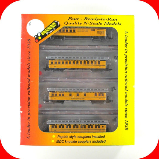 N Scale D&RGW OVERLAND *Silverton* Passenger Set -Roundhouse 89414  Knuckle Cplr
