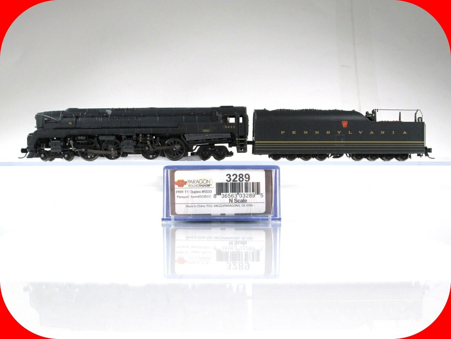 N Scale **Pennsylvania** T1 4-4-4-4 Duplex - Broadway 3289 - DCC Sound Paragon3