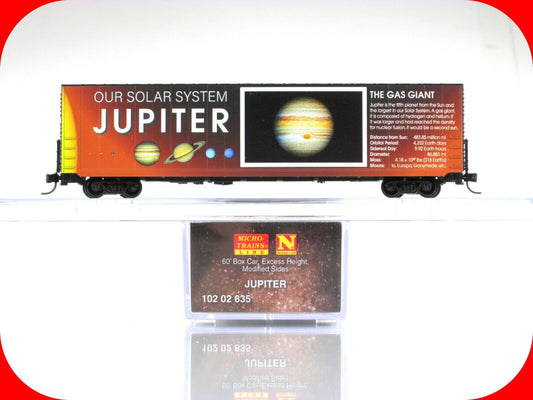 N Scale *JUPITER* Solar System Planet Series 60' Box Car - Micro Trains 10202835