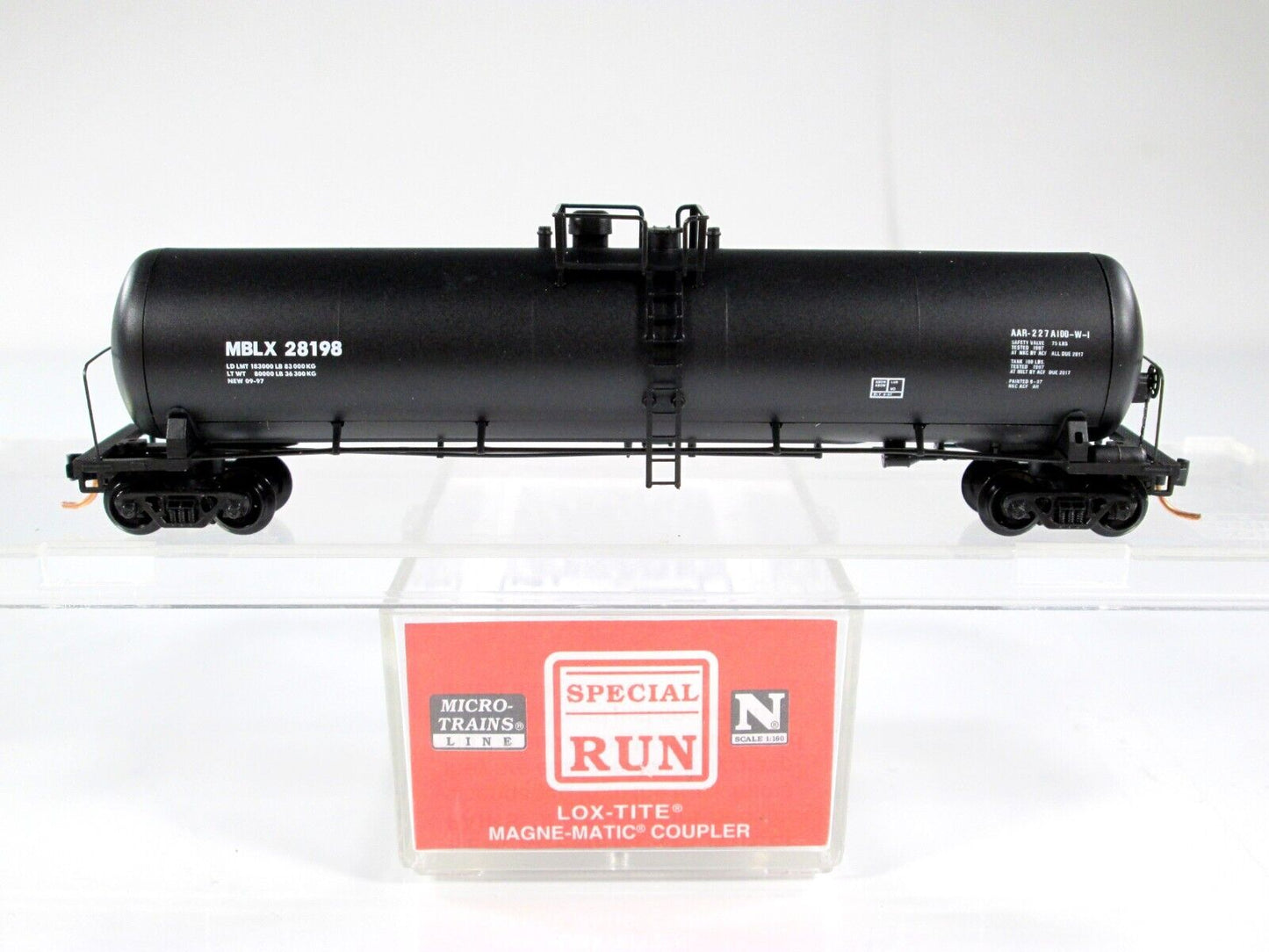 N Scale **Exxon-Mobil** Graffiti Tank Car MBLX - Micro Trains *RARE* #220 of 500
