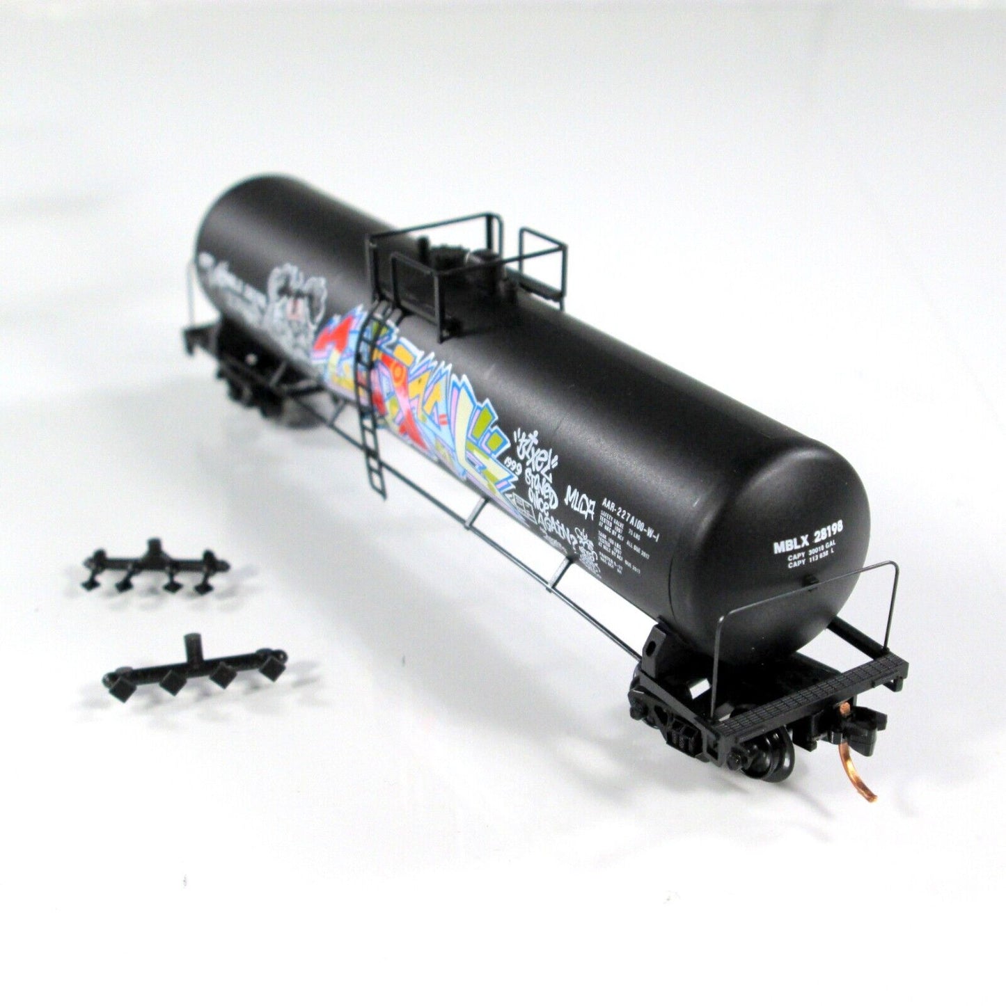 N Scale **Exxon-Mobil** Graffiti Tank Car MBLX - Micro Trains *RARE* #220 of 500