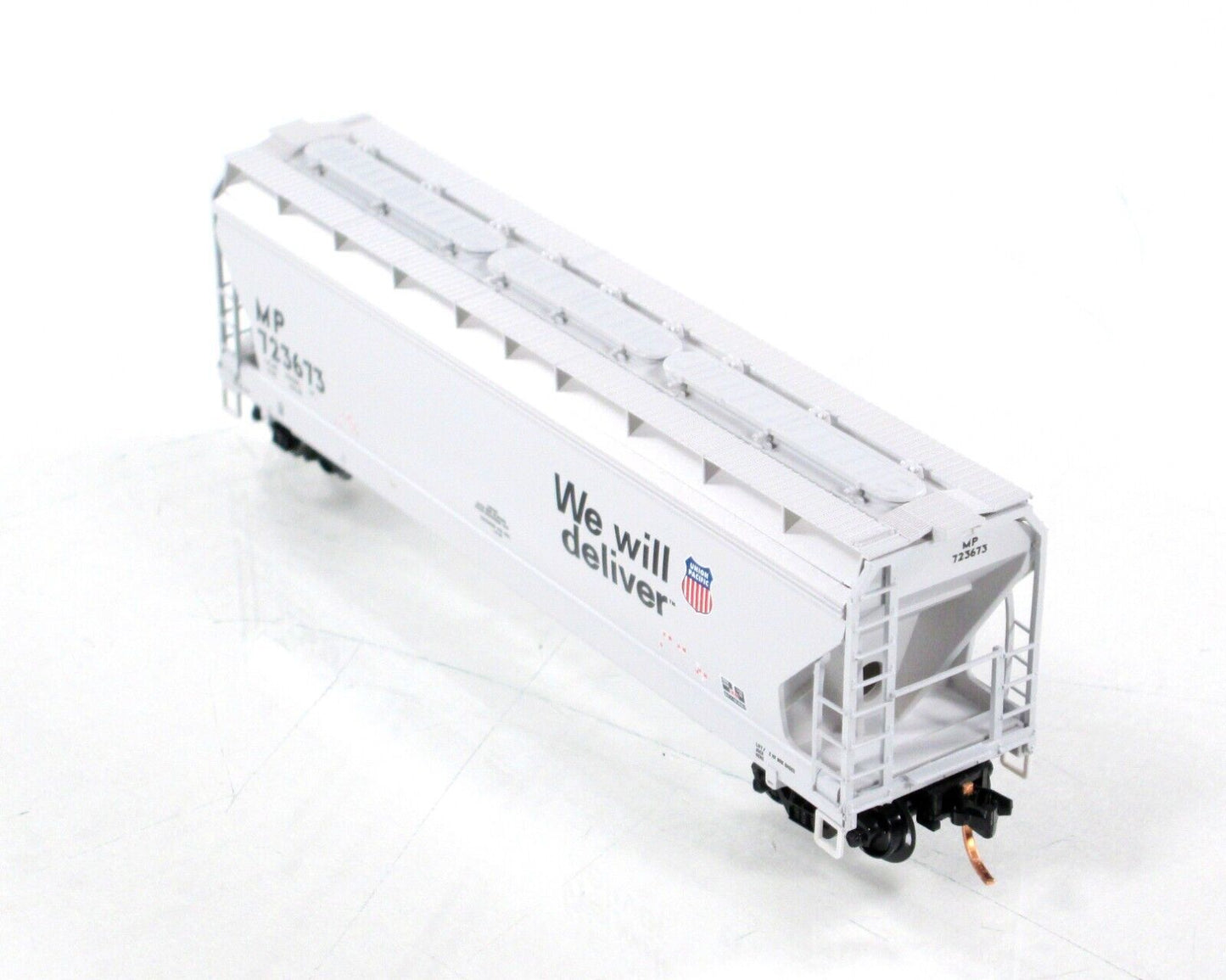 N Scale **MISSOURI PACIFIC**  9-11  Graffiti Hopper -- Micro Trains, #228 of 500