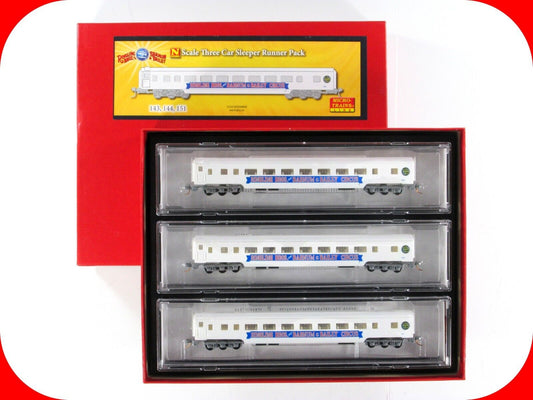 N Scale **RINGLING BROS. CIRCUS** Passenger Sleeper 3-Set -Micro Trains 99300052